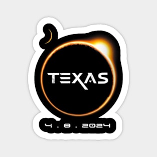 Texas Totality 4.08.2024 Total Solar Eclipse 2024 Sticker